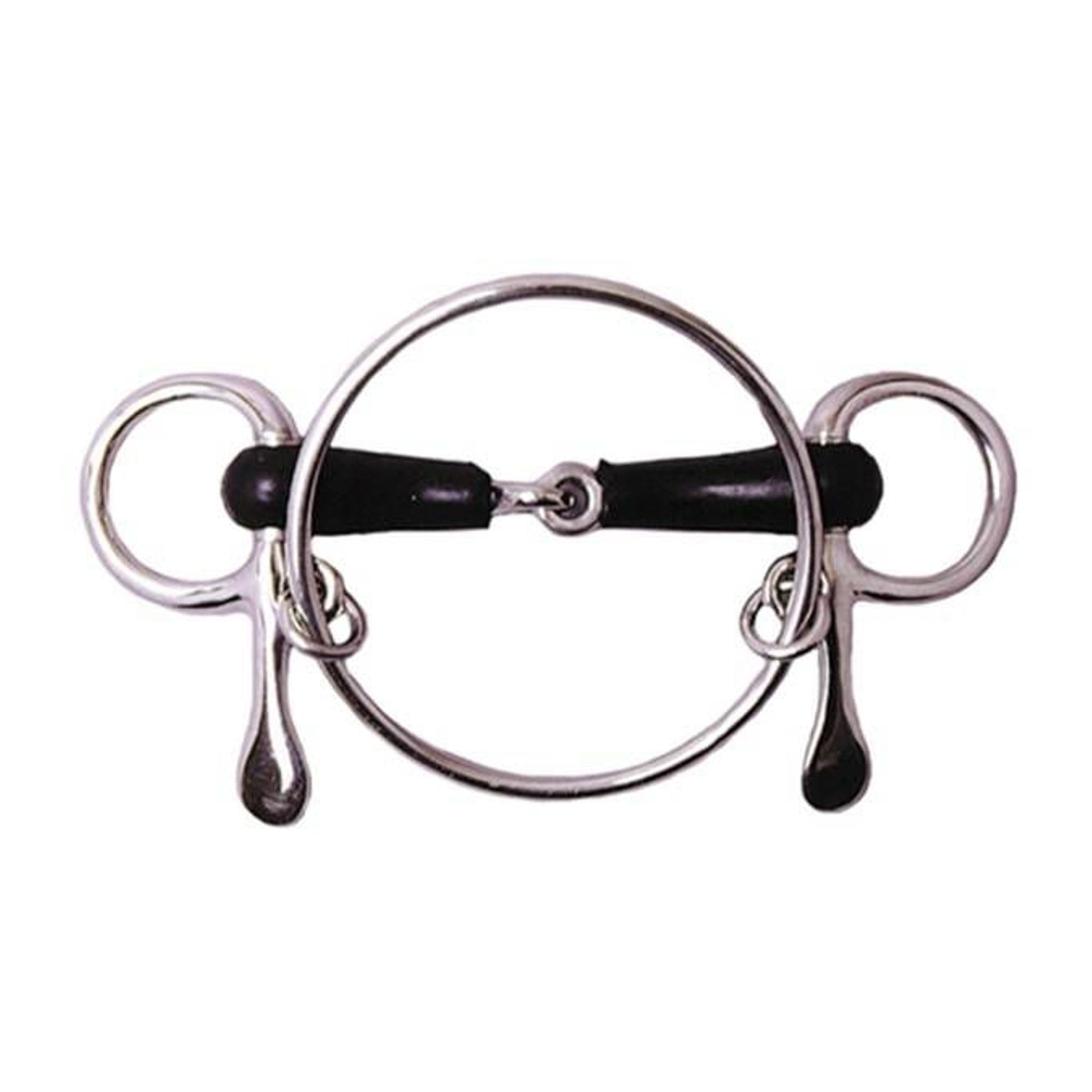 Jacks Dexter Half Cheek Rubber Racing Bit 5" Stain