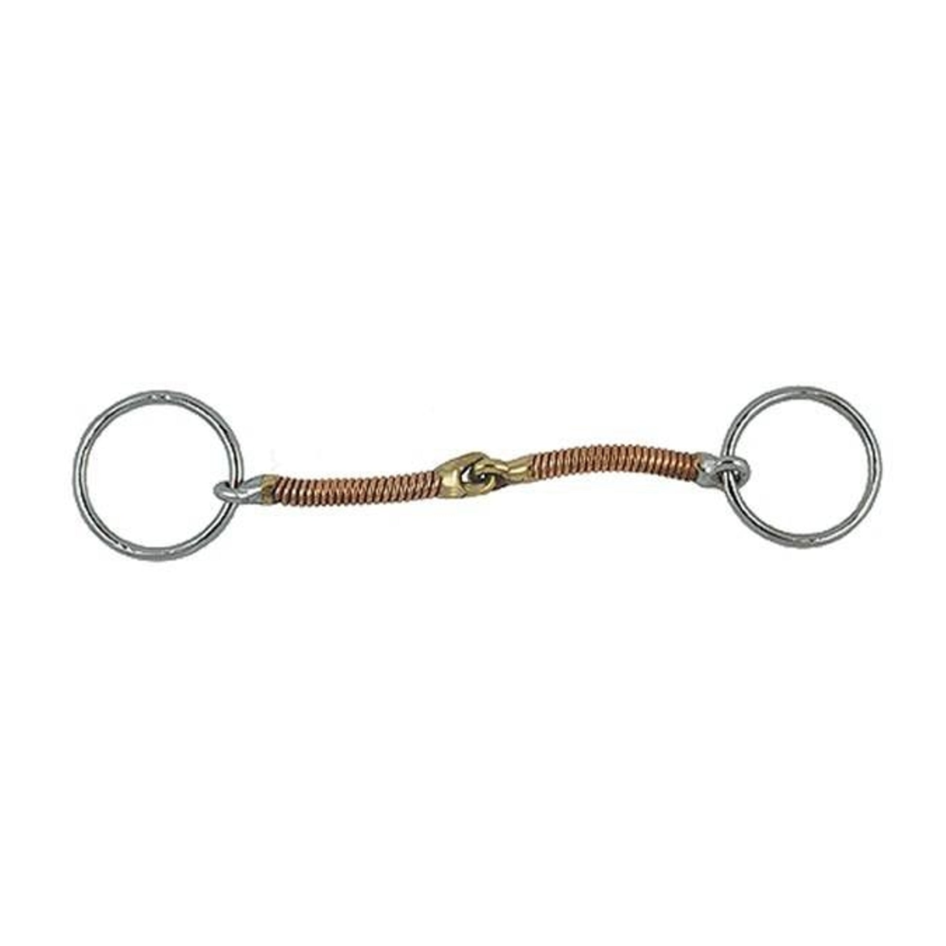 Jacks Copper Wrapped Bradoon Bit 5" Stainless Stee