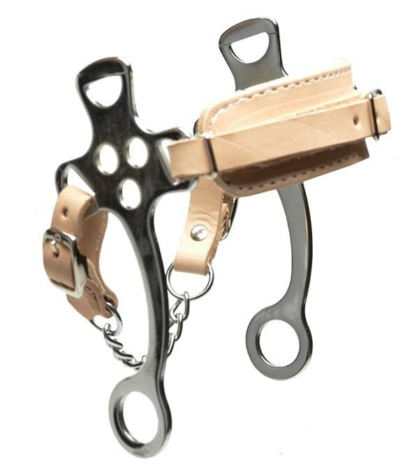 Jacks Hackamore Bit 6" Chrome Plated