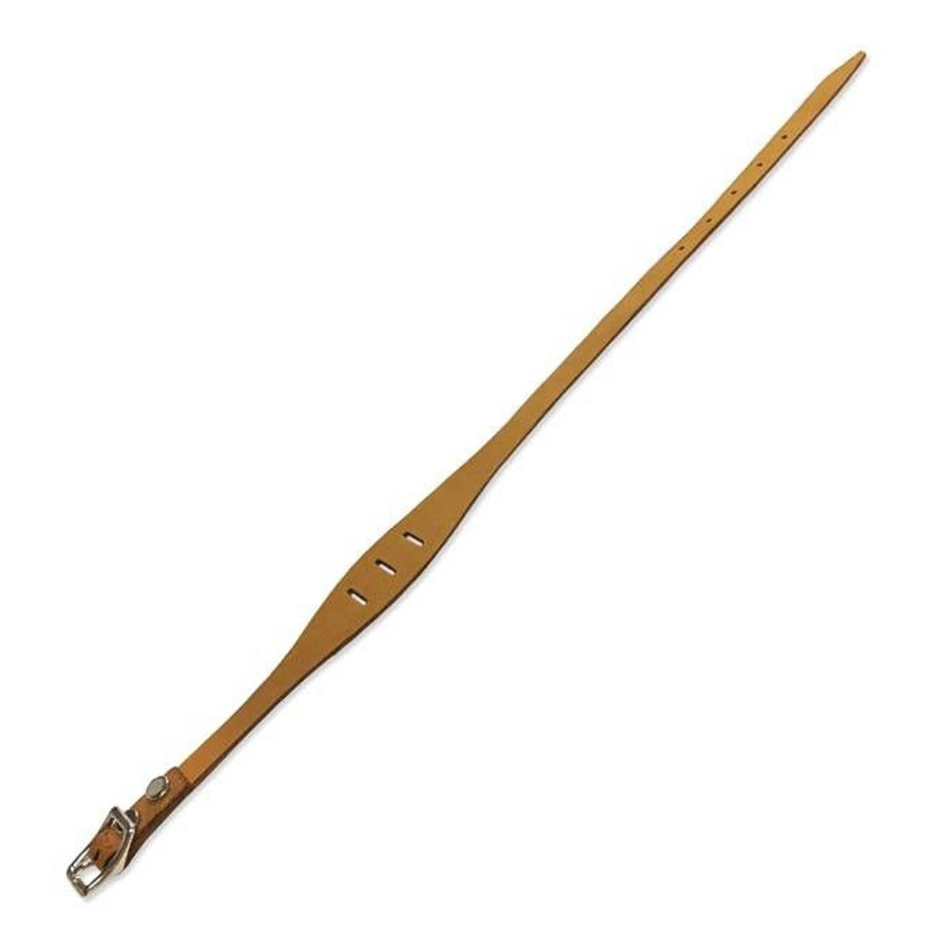 Jacks Latigo Leather Tongue Tie Brown