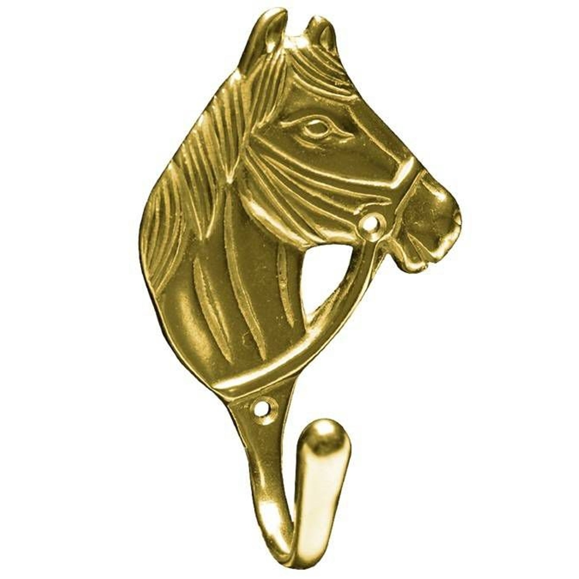 Jacks Horse Head Hook Solid Brass