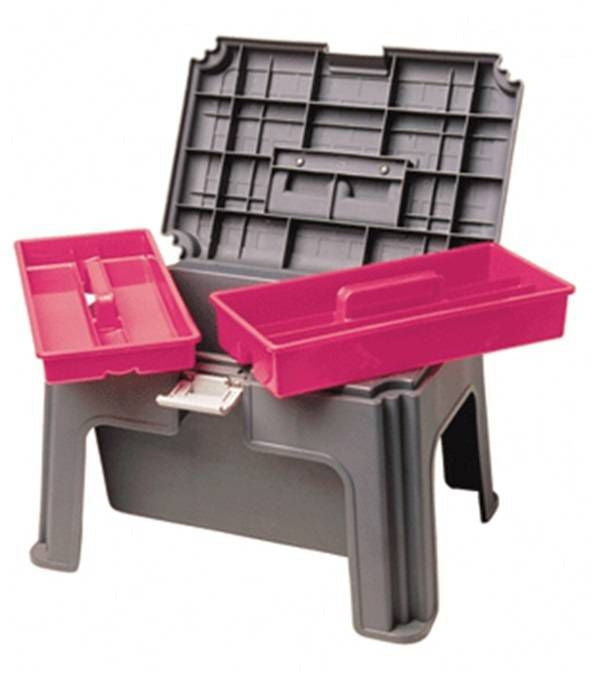 Jacks Grooming Stool with Storage Box 12 H x 12