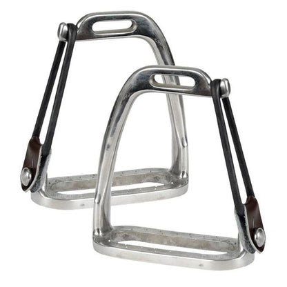 Jacks Peacock Safety Stirrups 3-1/2" Stainless Ste