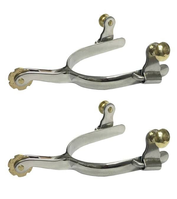 Jacks Roper Spurs with 3/8" Smooth Band - Sold in