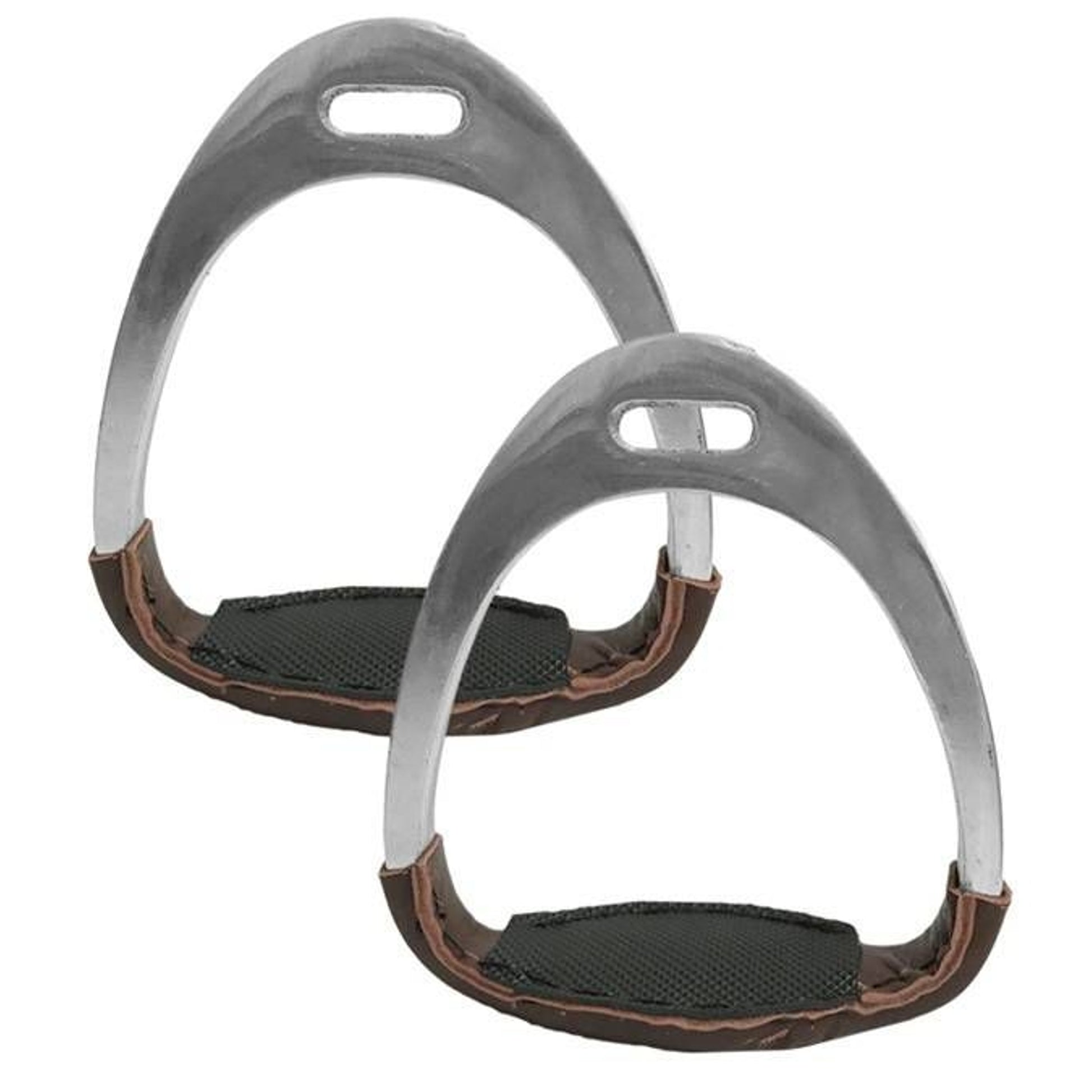 Jacks Race Stirrups - 3 1/2" Sold in Pairs Brown/B