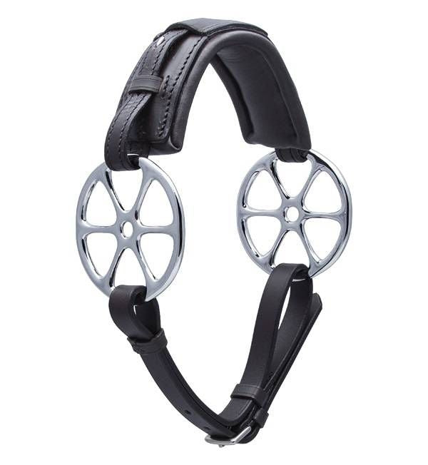 Stubben Steeltec Flowerrings Hackamore Bit Horse B