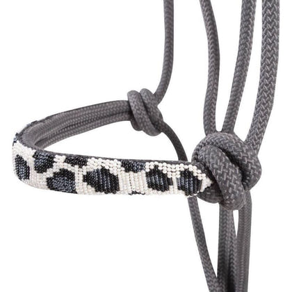 Cashel Beaded Nose Rope Halter with 9ft Lead