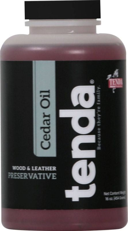 Tenda Cedar Oil Wood and Leather Preservative 16oz