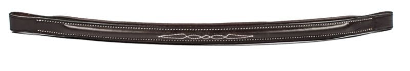 Aramas Fancy Raised Padded 5/8 Inch Wide Browband