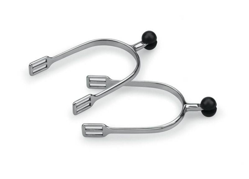 Shires Plastic Roller Ball Spurs Ladies Stainless