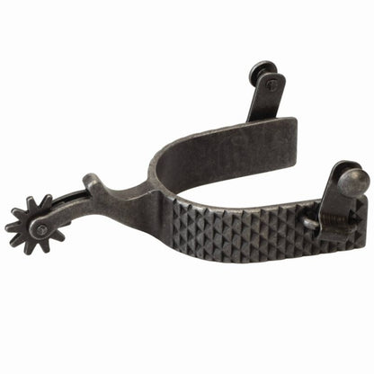 Weaver Mens AP Rasp Rowel Spurs 1in