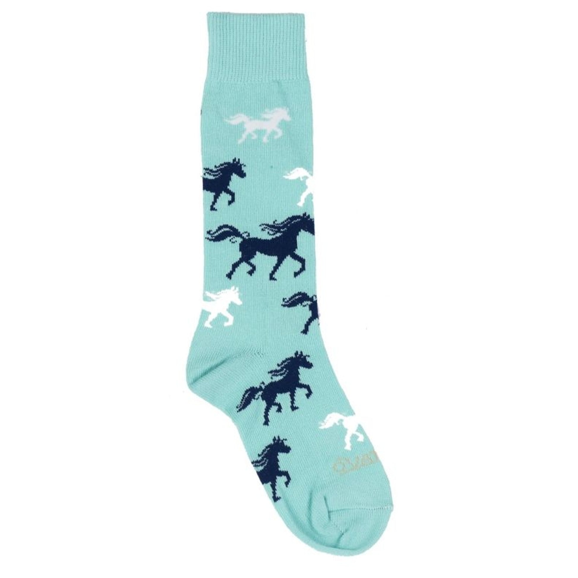 Ovation Kids Trot Up Knee Hi Socks Child 13-4 Fuch