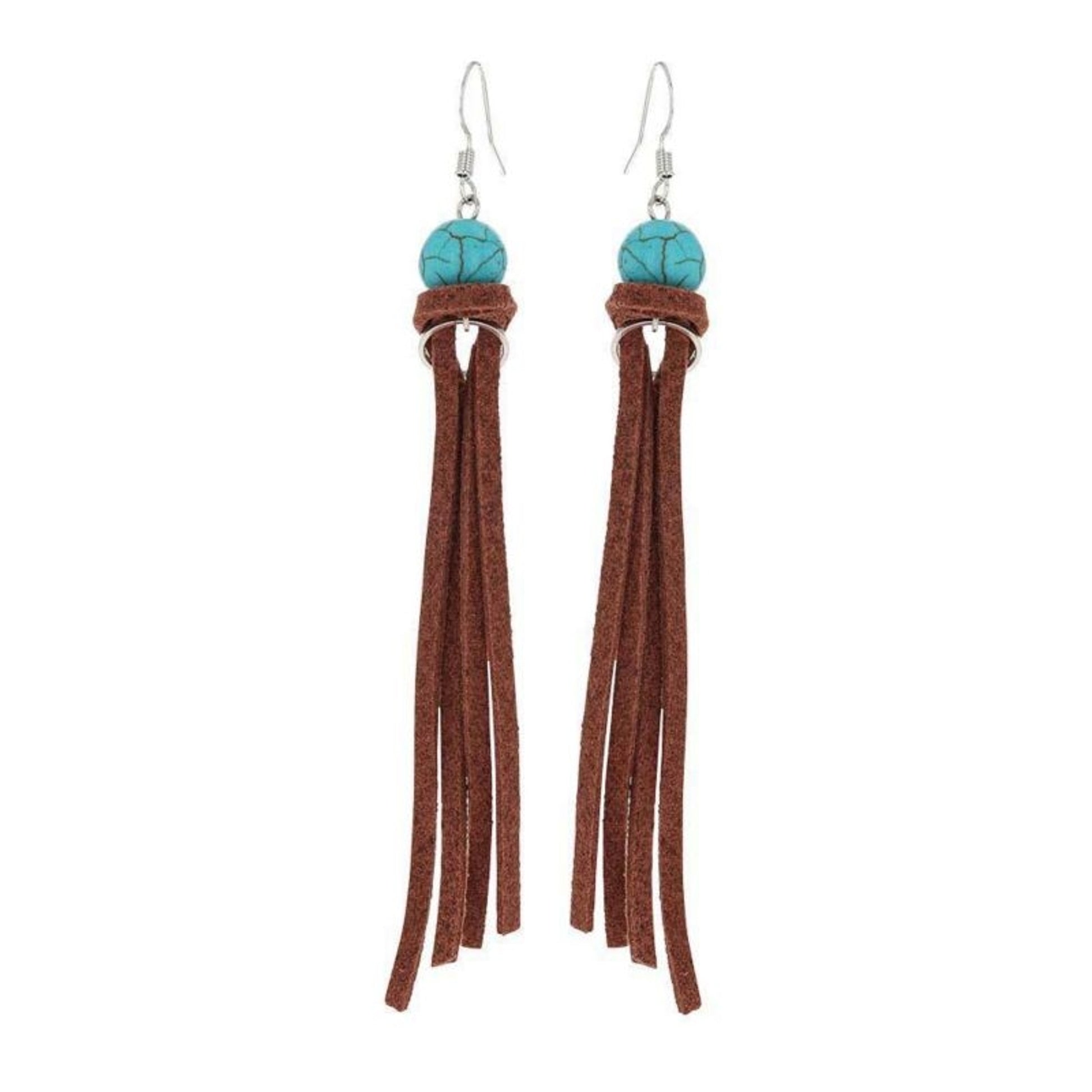 Montana Silversmiths Ladies Tasseled Turquoise Ear