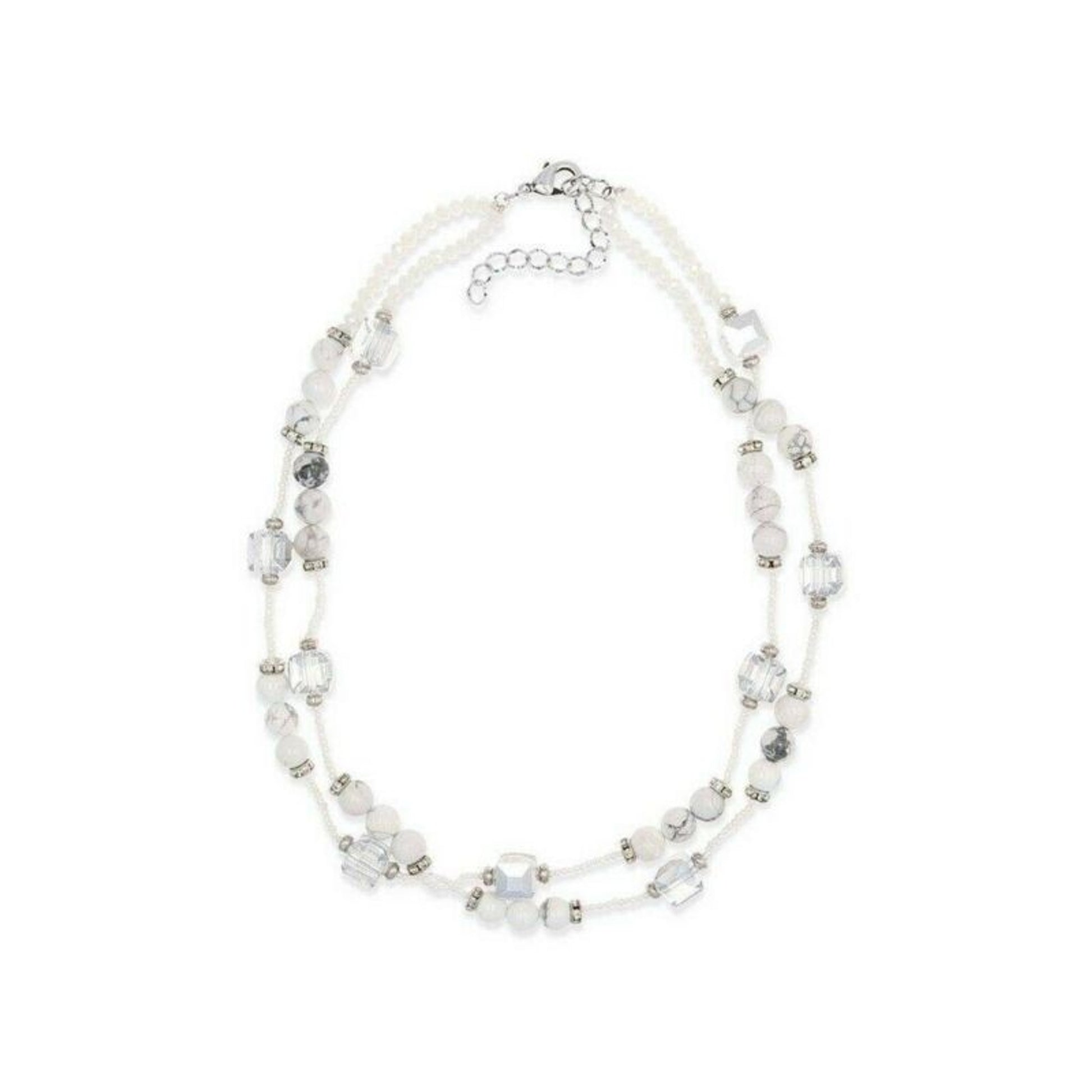 Montana Silversmiths Ladies Double Snowy Choker Ne