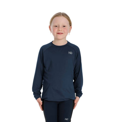 Horseware Kids Baselayer Shirt 3-4 Years Navy