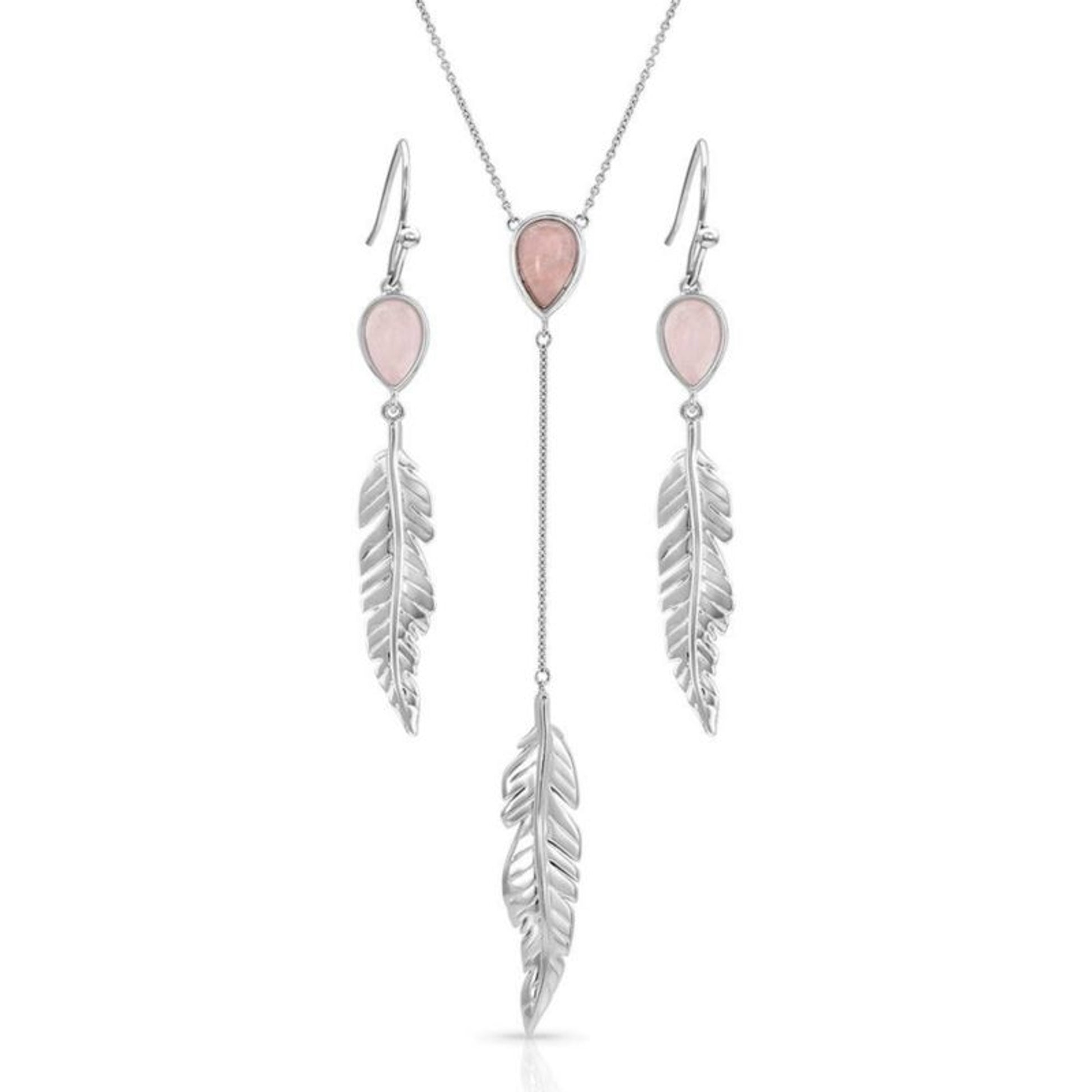Montana Silversmiths Dreamy Rose Feather Jewelry S
