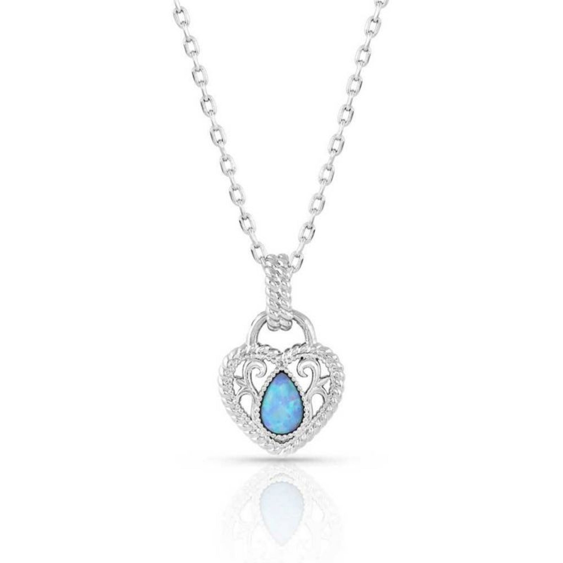 Montana Silversmiths Gleeful Heart Silver Necklace