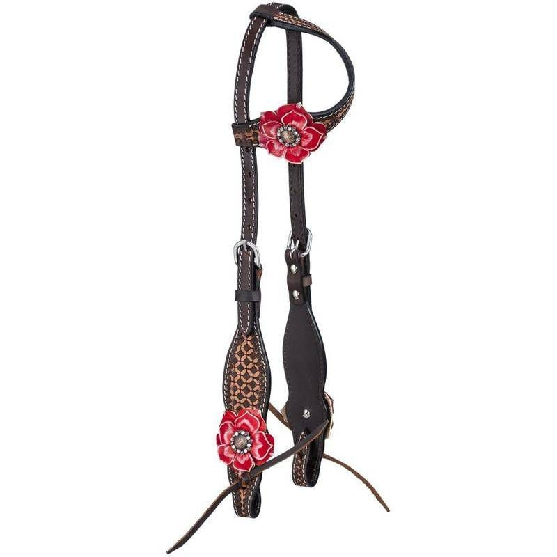 Royal King 3D Pony Zinnia Flower Breast collar