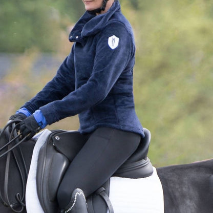 Irideon Kids Luxen Half Snap Top Large Fleece Deni