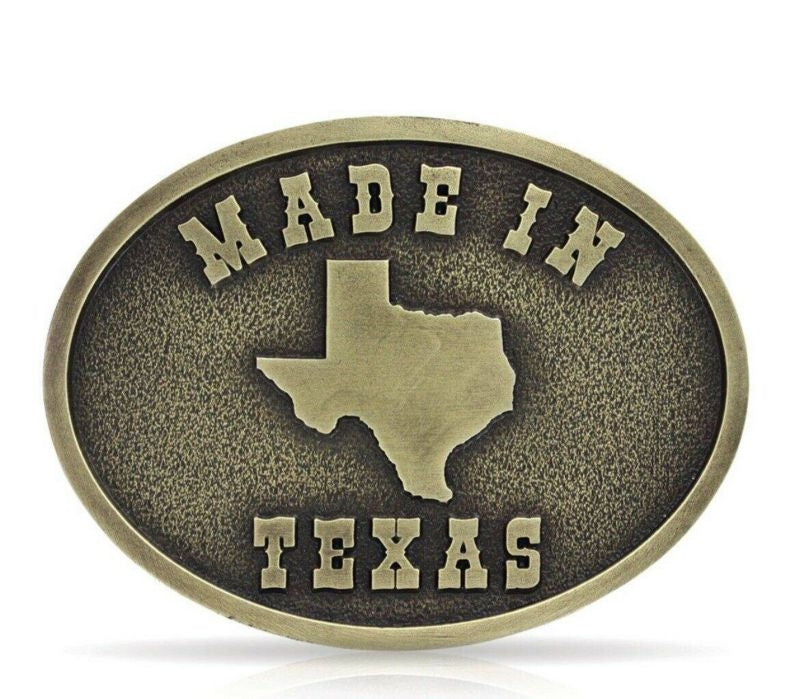 Montana Silversmiths Made in Texas Attitude Buckle