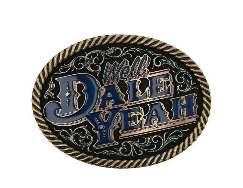 Montana Silversmiths Mens Dale Yeah Brisby Belt Bu