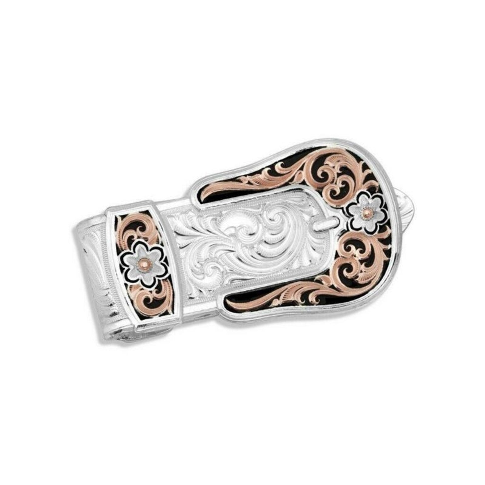 Montana Silversmiths Serendipity Buckle Set Silver