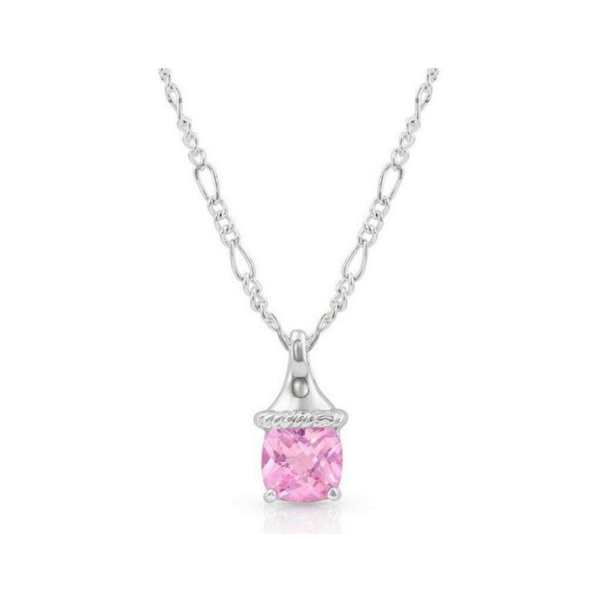 Montana Silversmiths Pink Passion Crystal Necklace
