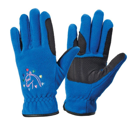Ovation Kids Horse N Heart Fleece Gloves