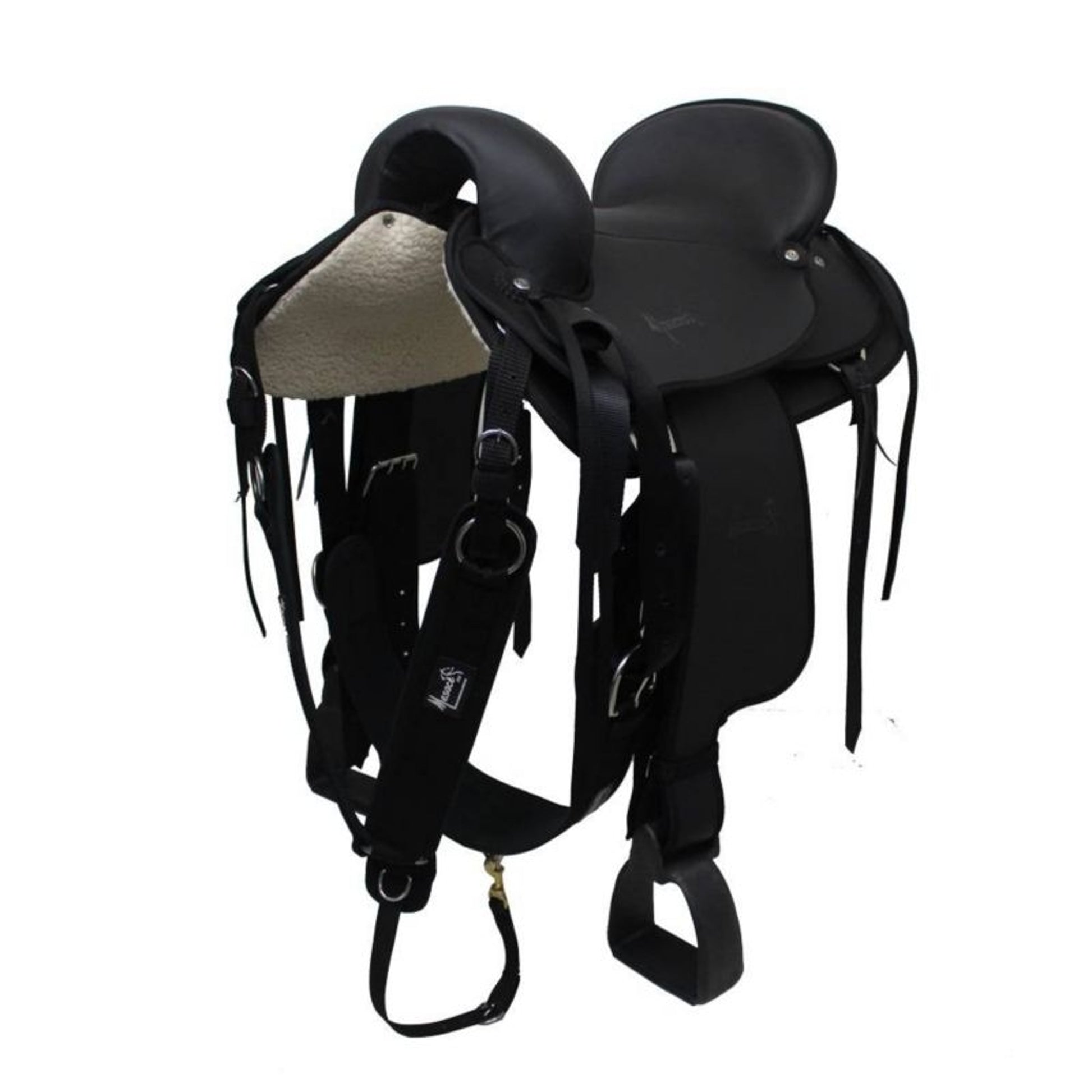 Mesace Hornless Saddle 15 Round Skirt Black