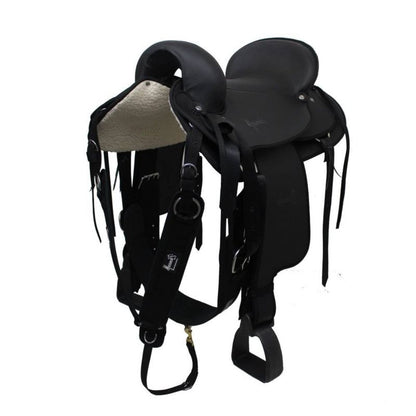 Mesace Hornless Saddle 15 Round Skirt Black