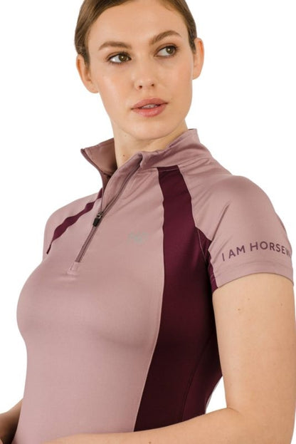 Horseware Ladies Aveen Half Zip Technical Short Sl