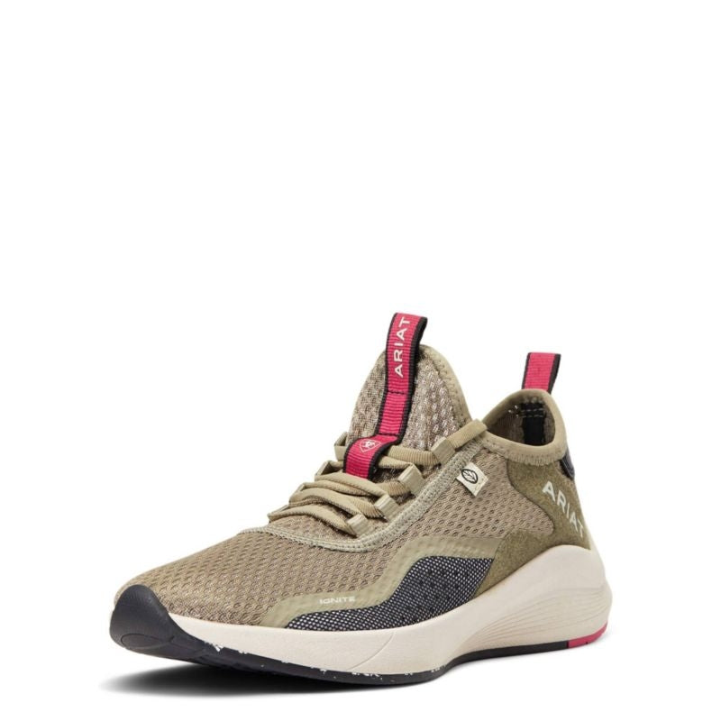 Ariat Ladies Ignite Eco Sneakers 9.5B Olive