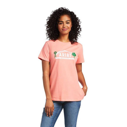 Ariat Ladies Rebar Cotton Strong Farm Graphic T-Sh