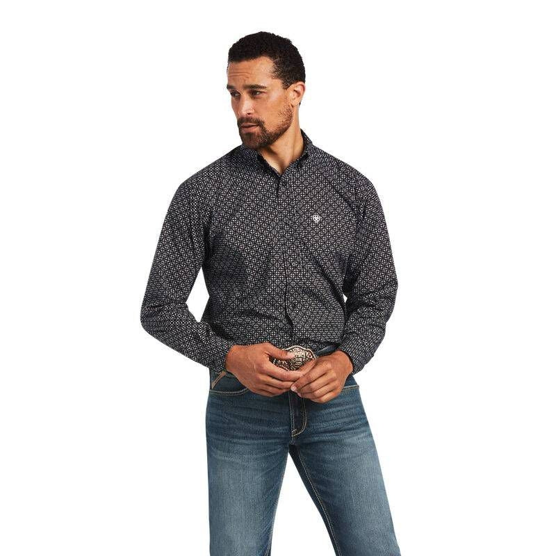 Ariat Mens Max Classic Fit Long Sleeve Button Shir