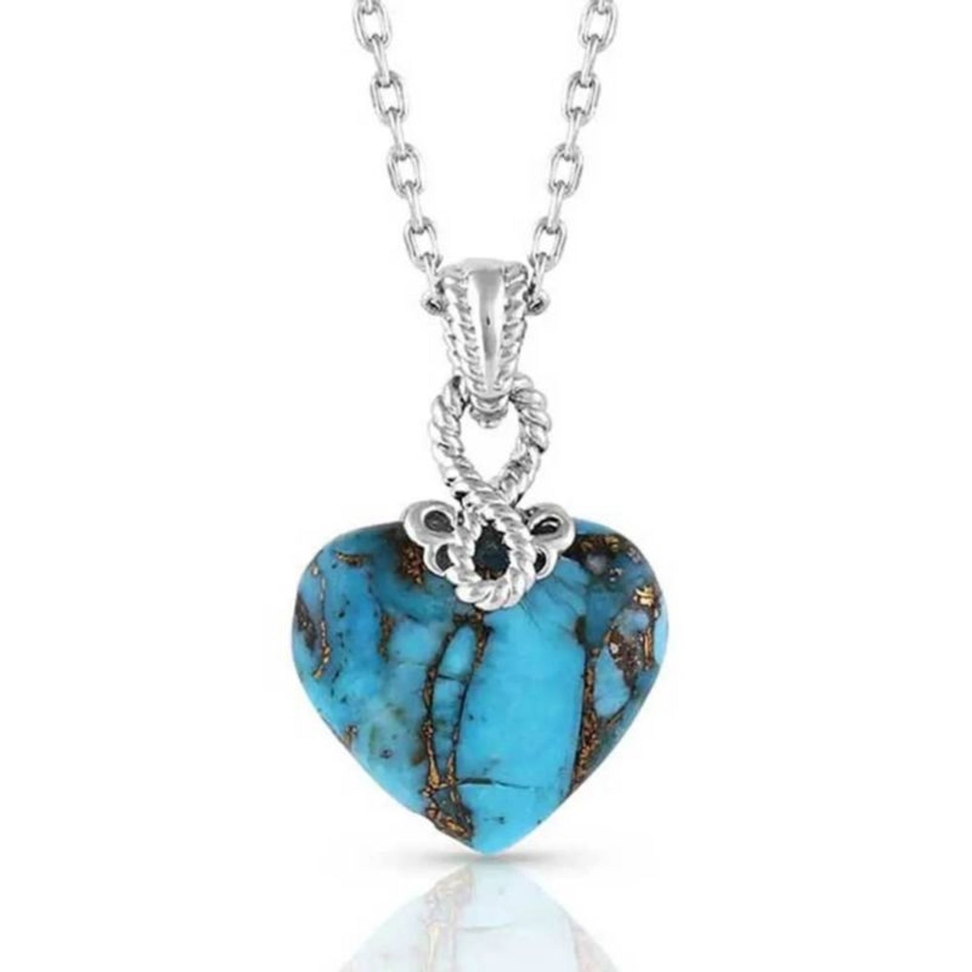 Montana Silversmiths Untamable Heart of Stone Neck