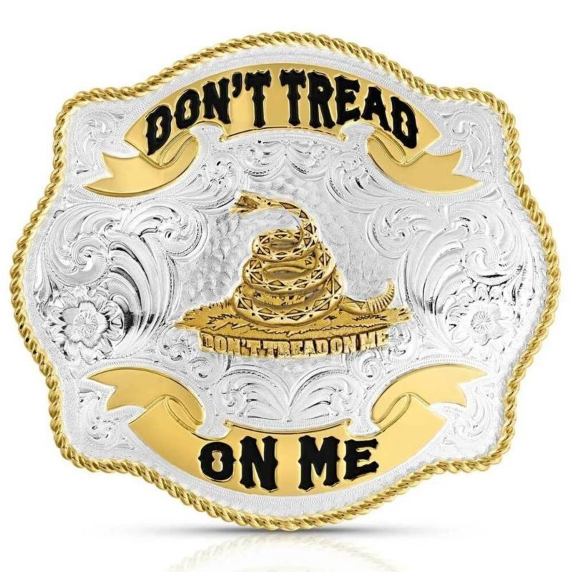 Montana Silversmiths Two-Tone Don't Tread On Me Sc