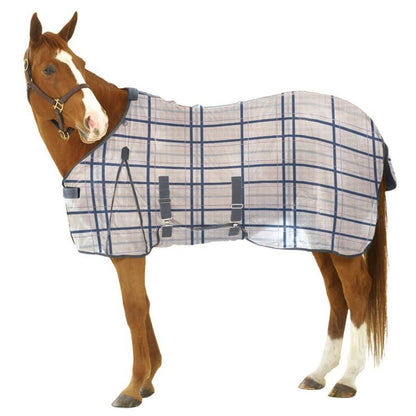 Pessoa Fly Sheet with Belly Cover 78 Sapphire Plaid