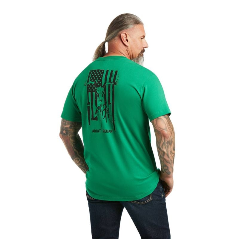 Ariat Mens Rebar Cotton Strong American Outdoors T