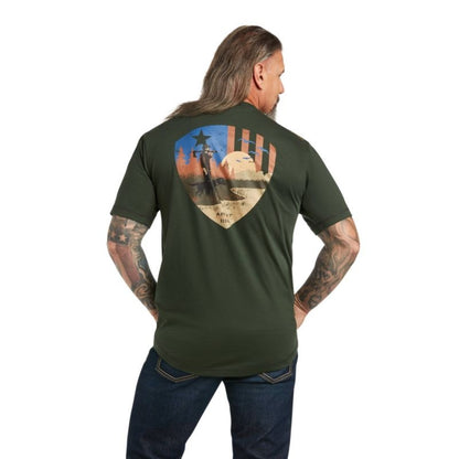 Ariat Mens Rebar Workman Working Dog T-Shirt
