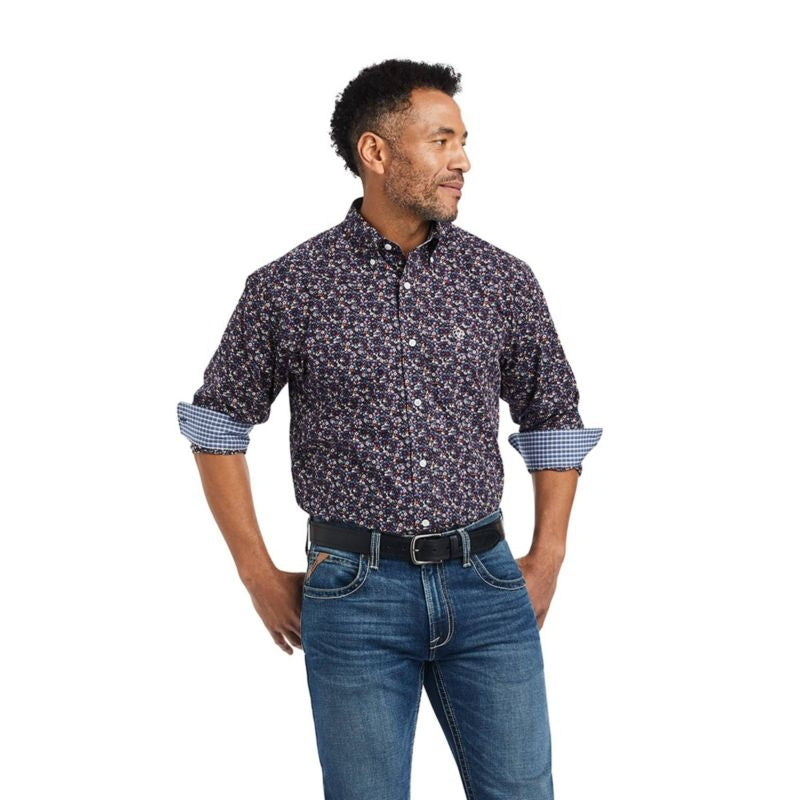 Ariat Mens Wrinkle Free Elliott Fitted Shirt