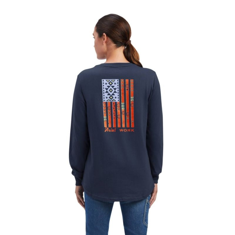 Ariat Ladies Rebar Cotton Strong SouthWest Graphic