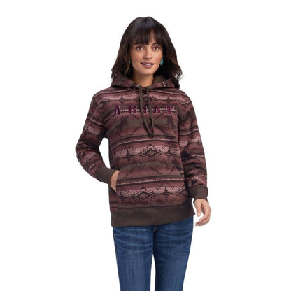 Ariat Ladies REAL Allover Print Hoodie