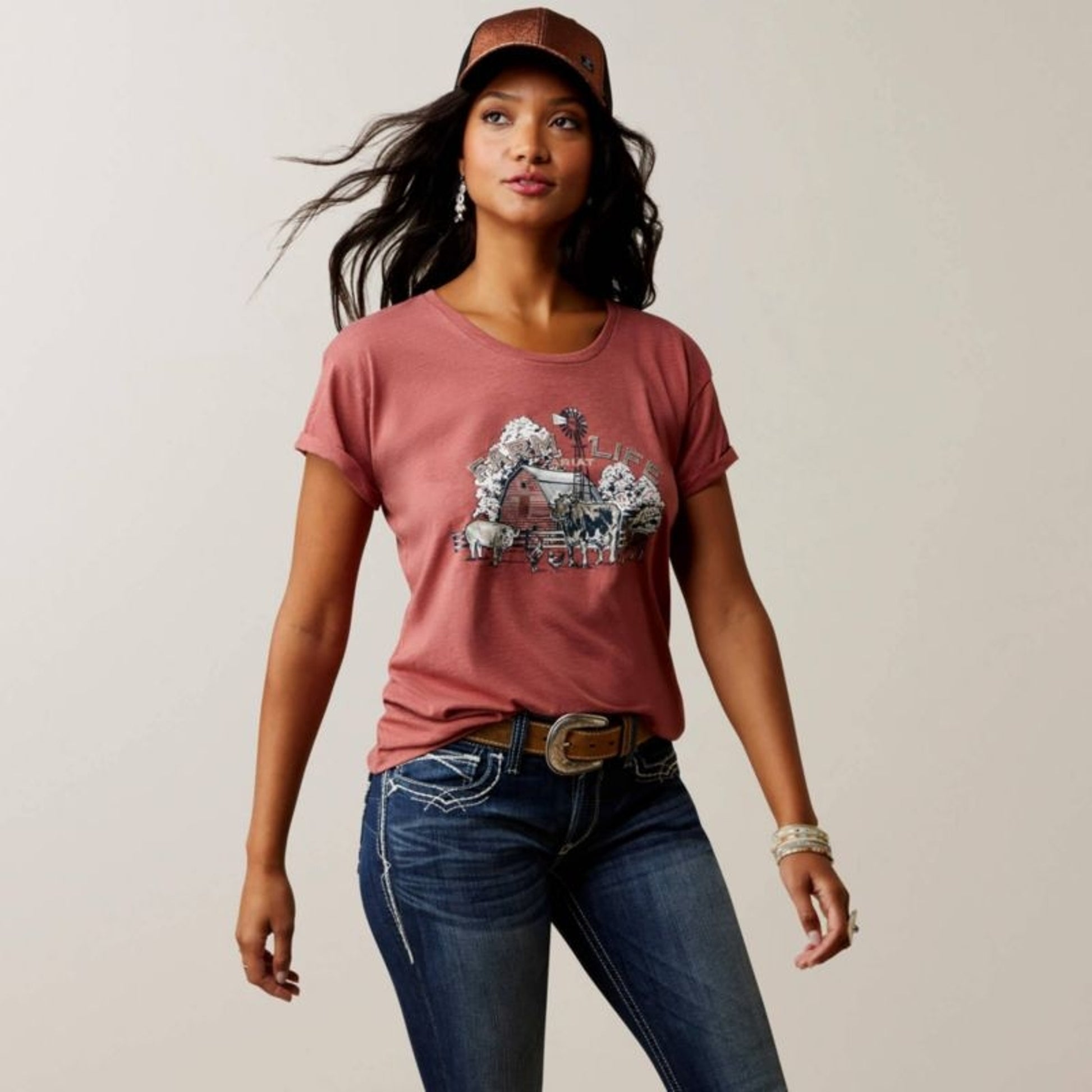 Ariat Ladies Barnyard T-Shirt