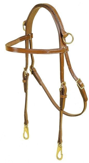 Tory Sidecheck Training Headstall - Slots Bk/Gry