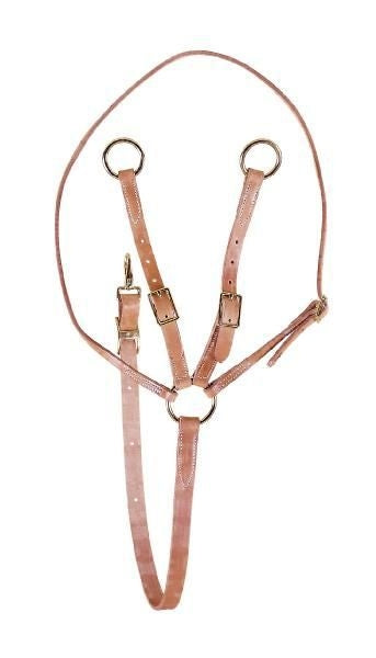 Tory Training Fork Martingale - Brass Hardware Brn