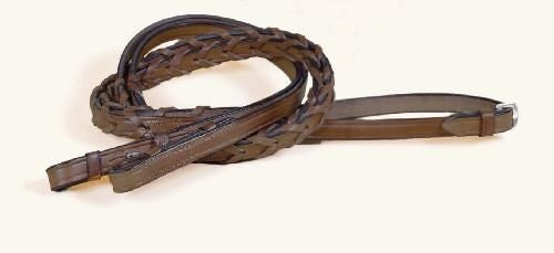 Tory Bridle Leather Laced Pony Reins 5/8 x 48