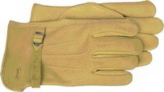 Unlined Deerskin Gardening Work Gloves XL Brown
