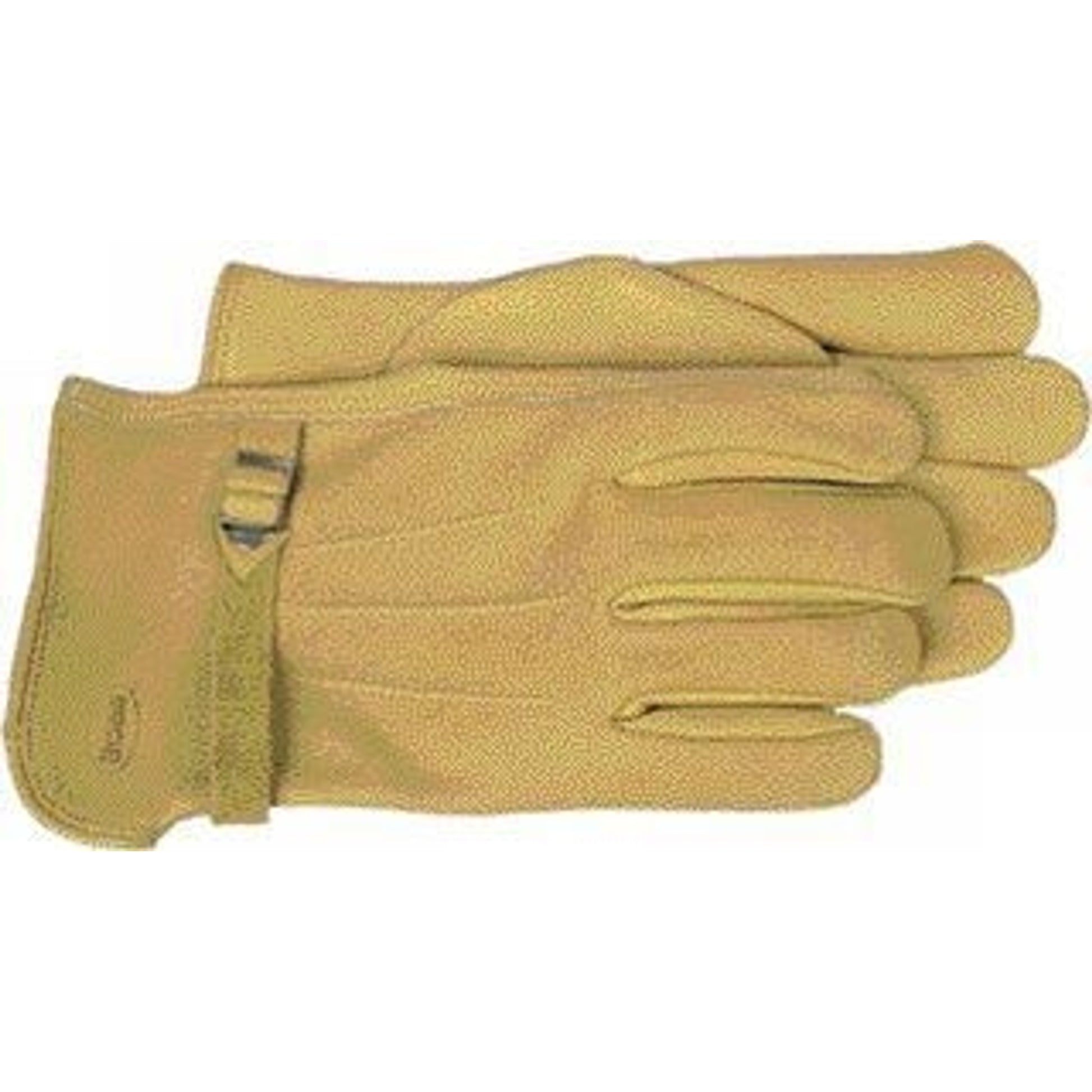 Unlined Deerskin Gardening Work Gloves XL Brown