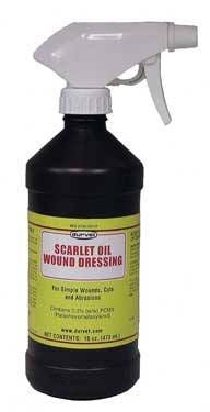 Scarlet Oil with Spray Treats Cuts/Wounds 16oz