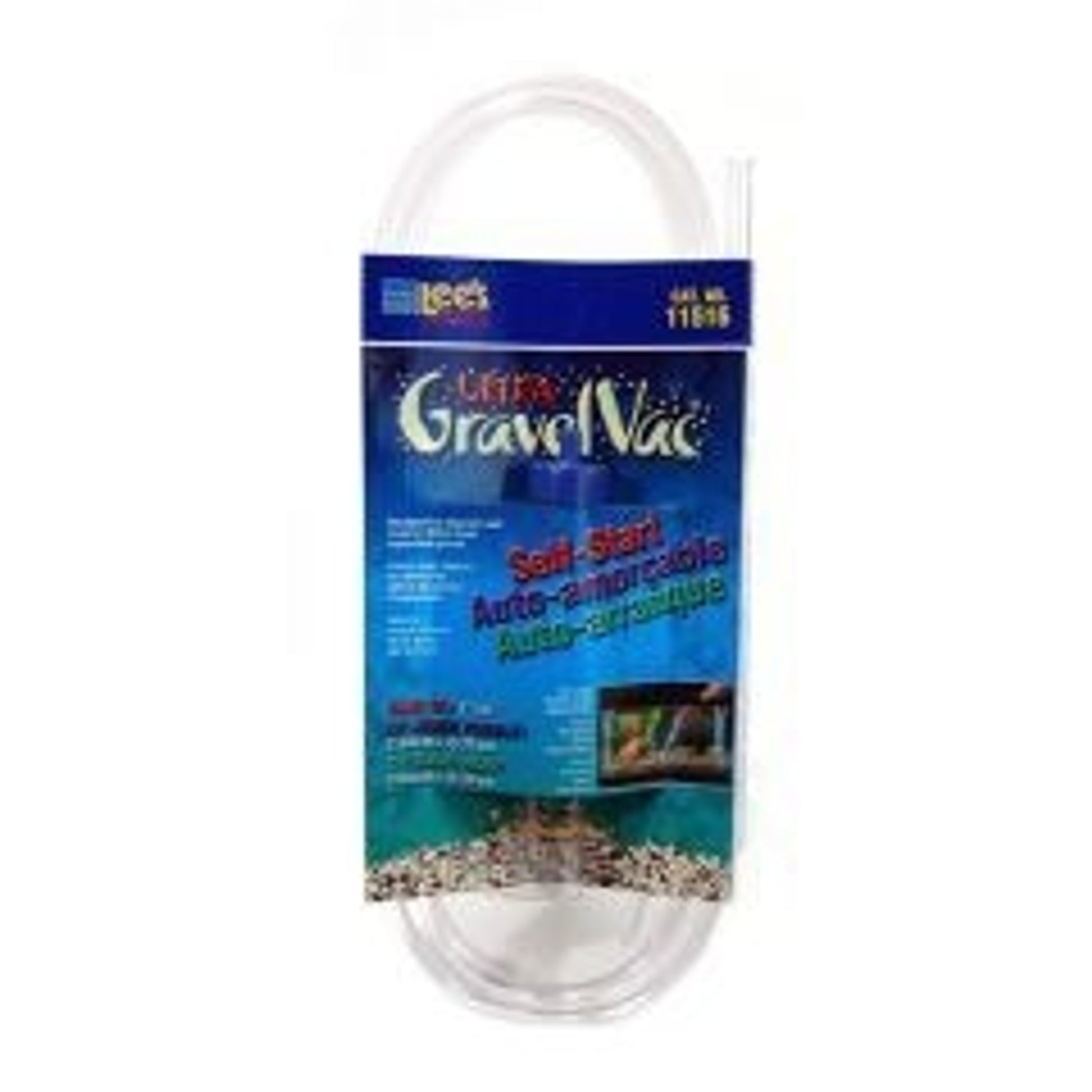 Slim Jr Gravel Vacuum Cleaner 4 x 11.5 x 0.5 Clear